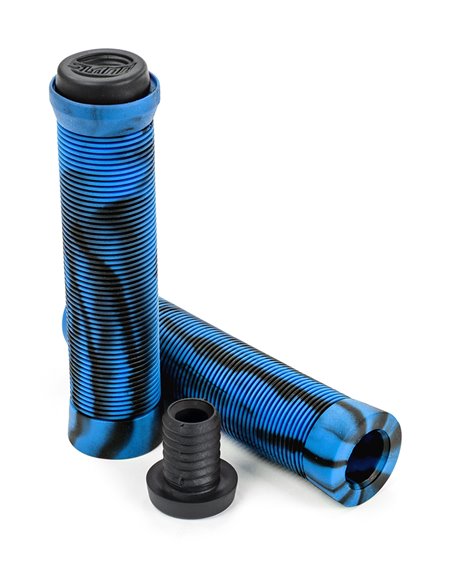 Slamm Scooters Pro Swirl Bar Scooter Grips Blue pack of 2