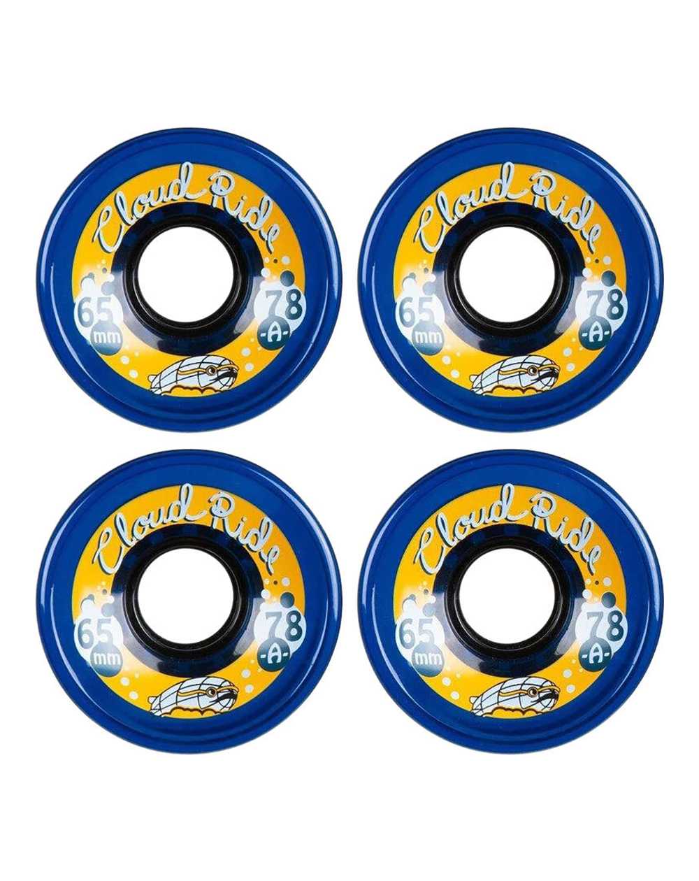 Cloud Ride Street 65mm Cruiser Wheels Midnight Blue