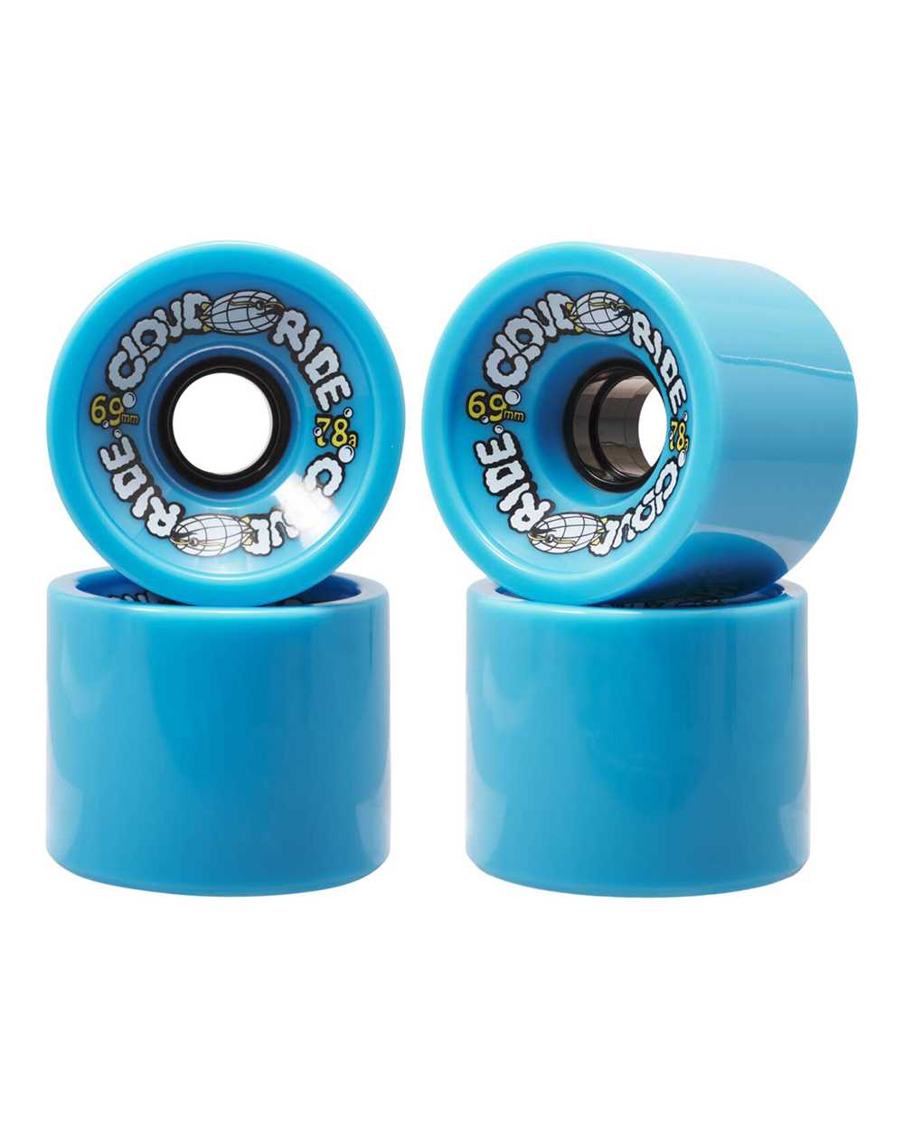 Cloud Ride 69mm Longboard Wheels Blue