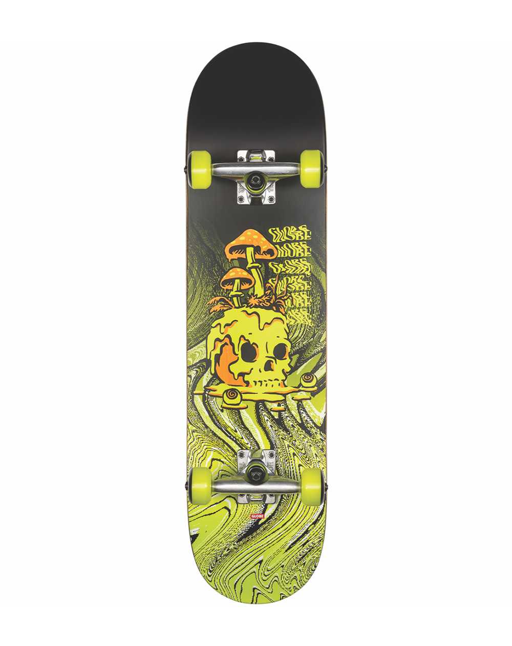 Globe Skateboard G1 Nature Walk 8.125" Black/Toxic Yellow