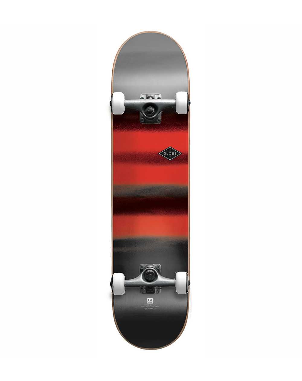 Globe G1 Full On 8" Complete Skateboard Charcoal/Chromantic