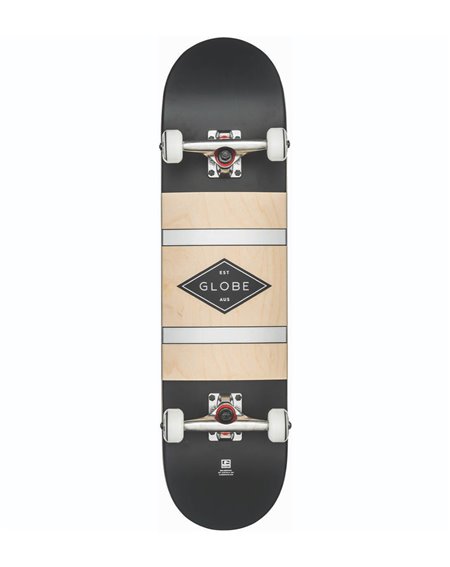 Globe G1 Diablo 2 8" Complete Skateboard Black/Silver