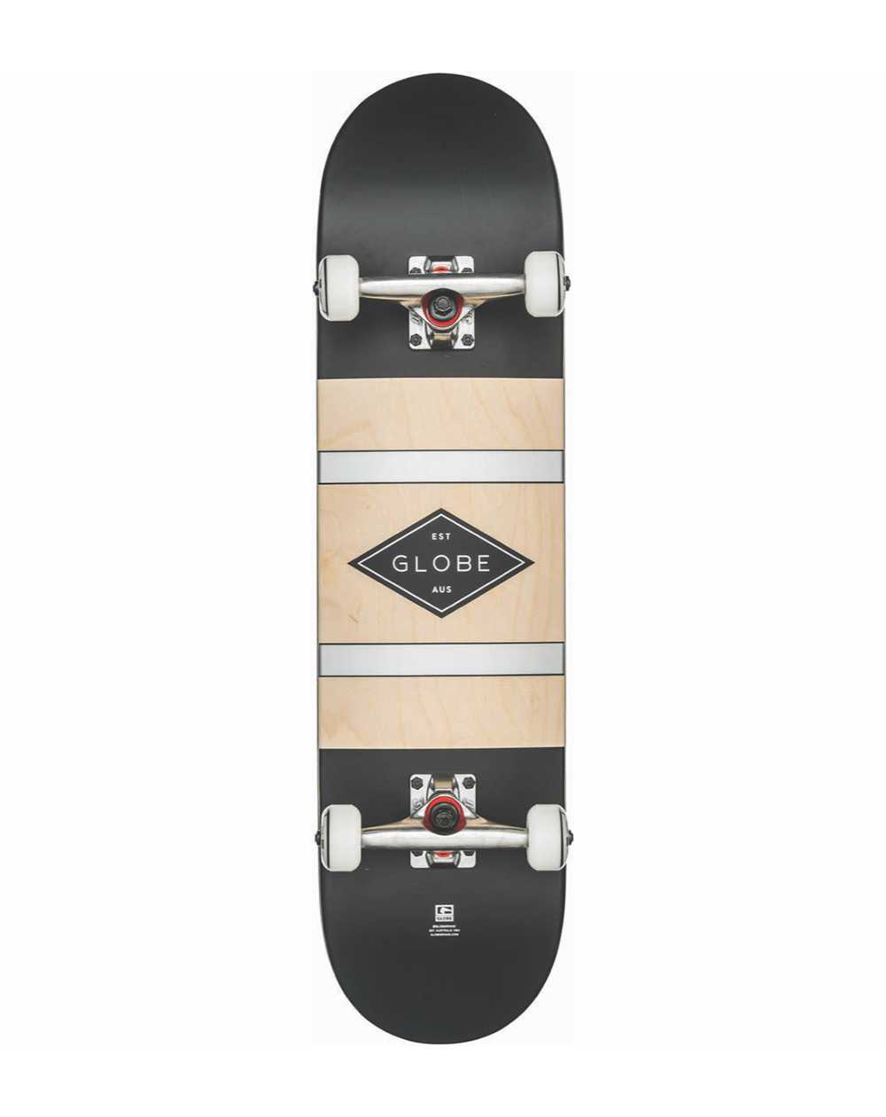 Globe G1 Diablo 2 8" Complete Skateboard Black/Silver