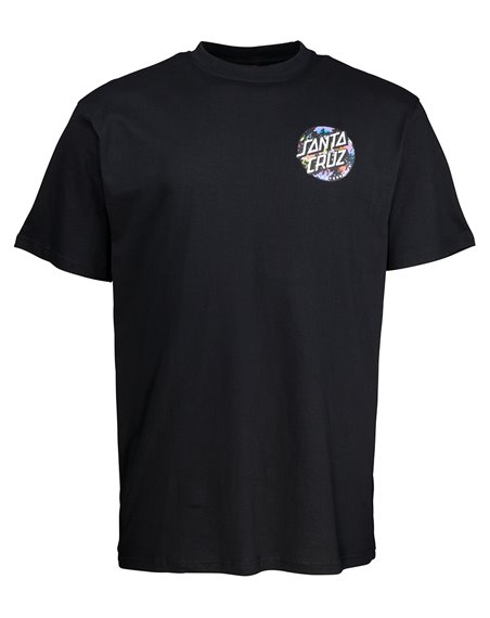 Santa Cruz Dot Splatter T-Shirt Uomo Black
