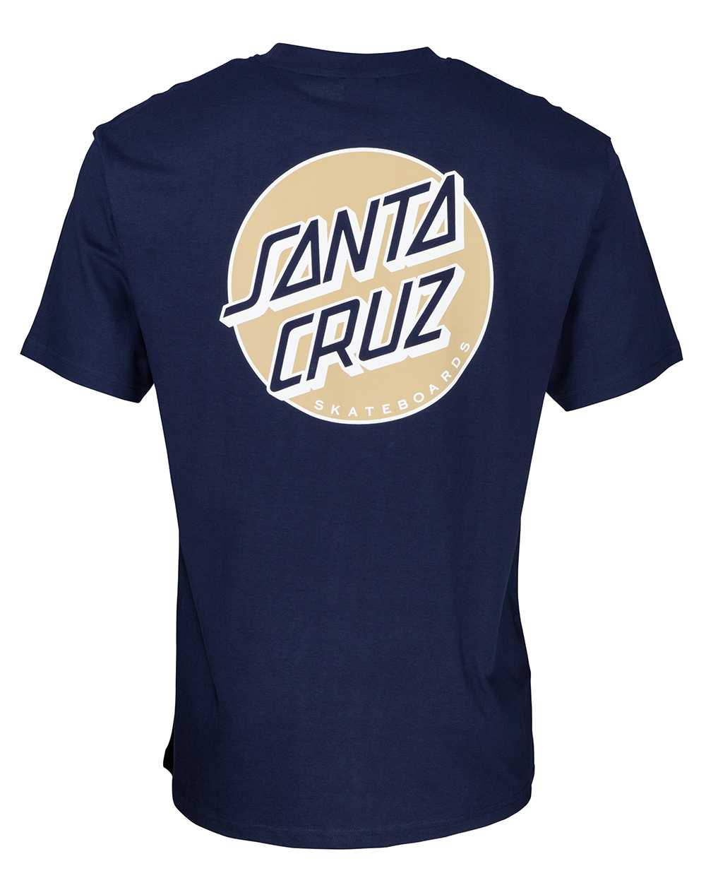 Santa Cruz Men's T-Shirt Missing Dot Dark Navy