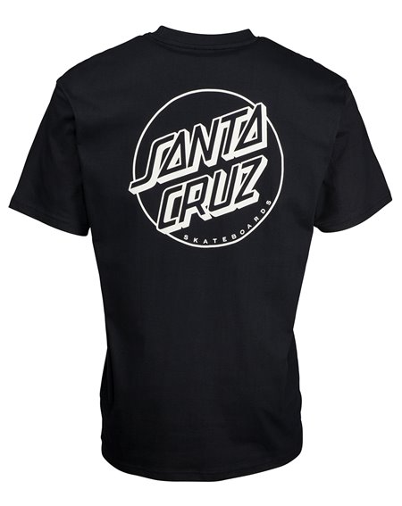 Santa Cruz Opus Dot Stripe Camiseta para Homem Black/Grey