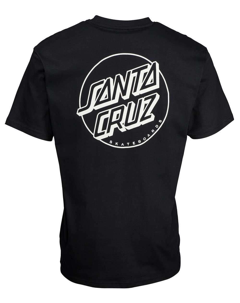 Santa Cruz Men's T-Shirt Opus Dot Stripe Black/Grey