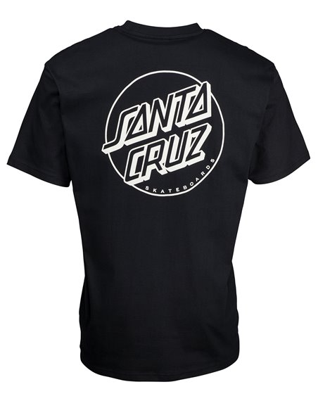 Santa Cruz Opus Dot Stripe T-Shirt Homme Black/Grey