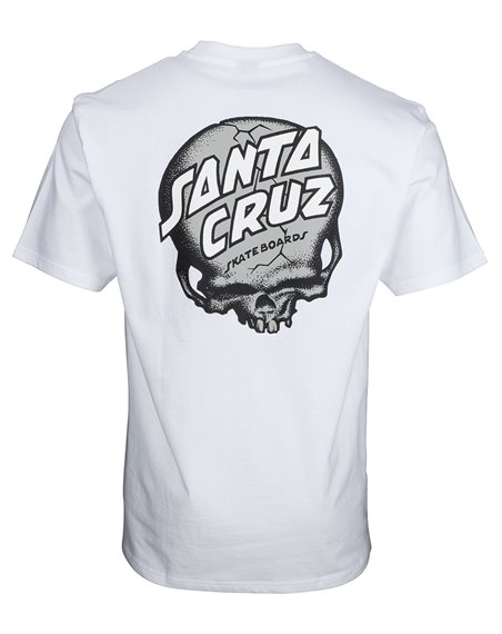 Santa Cruz O'Brien Skull T-Shirt Uomo White