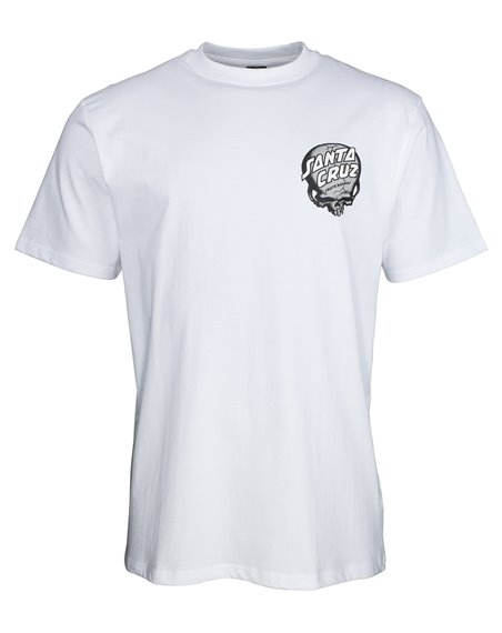 Santa Cruz O'Brien Skull T-Shirt Uomo White