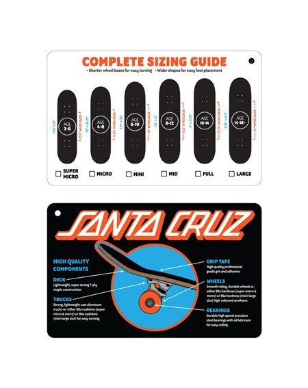 Santa Cruz Skate Montado Screaming Hand Mid 7.80" Orange