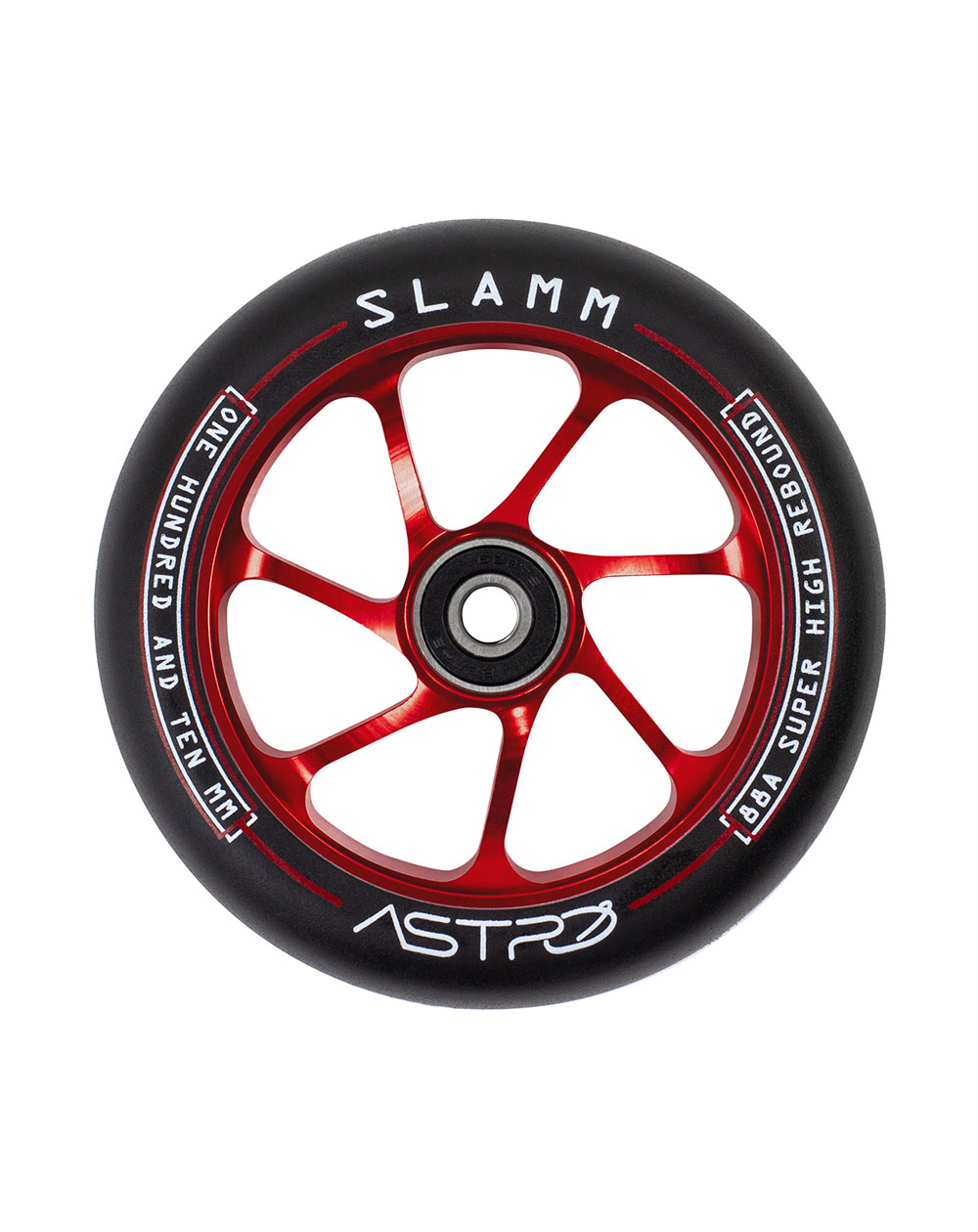 Slamm Scooters Astro 110mm Scooter Rad Red