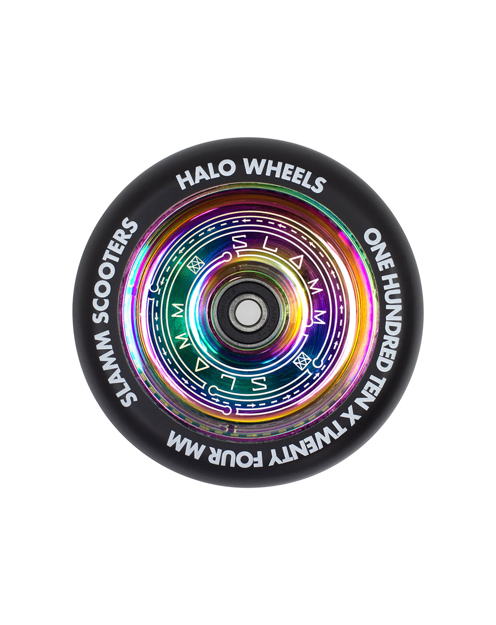 Slamm Scooters Neochrome 110mm Halo Deep Dish Scooter Wheel