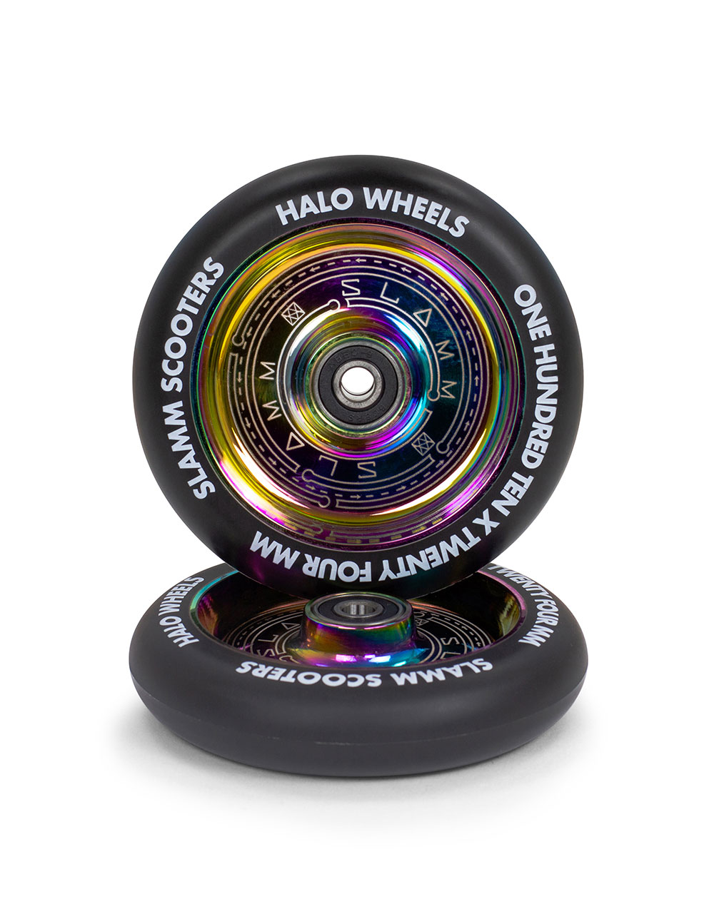 Slamm Scooters Neochrome 110mm Halo Deep Dish Scooter Rad