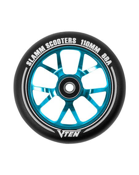 Slamm Scooters V-Ten II 110mm Scooter Wheel Blue