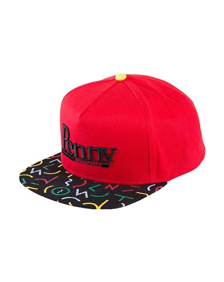 Mens red snapback Clearance