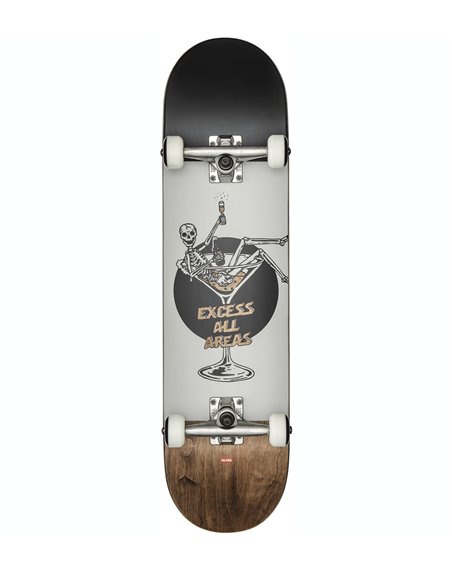 Globe G1 Excess 8" Komplett-Skateboard White/Brown