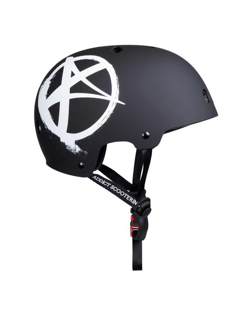 Addict Capacete Logo Matte Black