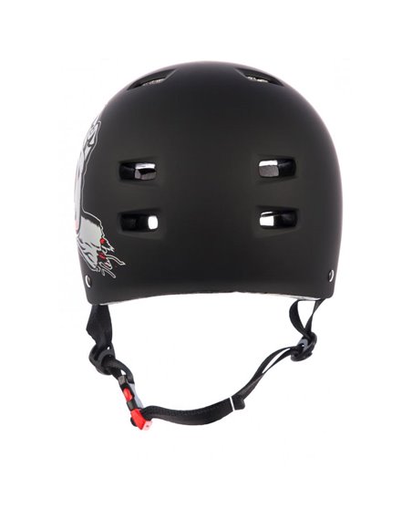 Bullet Safety Gear Casque Skateboard Bullet x Santa Cruz Screaming Hand Matt Black