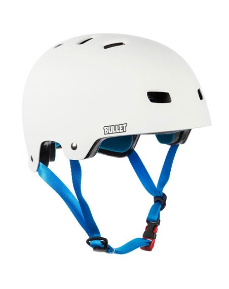 Bullet Safety Gear Bullet x Santa Cruz Screaming Hand Helme für Skateboarding Matt White