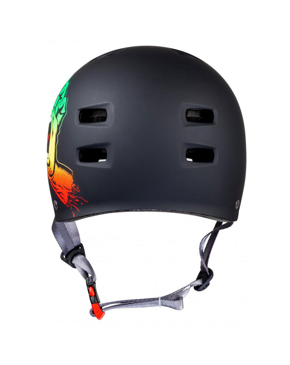 Bullet Safety Gear Capacete Skate Bullet x Santa Cruz Screaming Hand Rasta