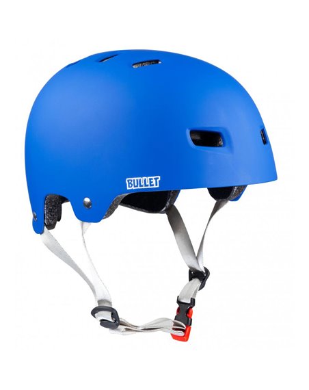 Bullet Safety Gear Bullet x Santa Cruz Classic Dot Skateboard Helmet Matt Blue