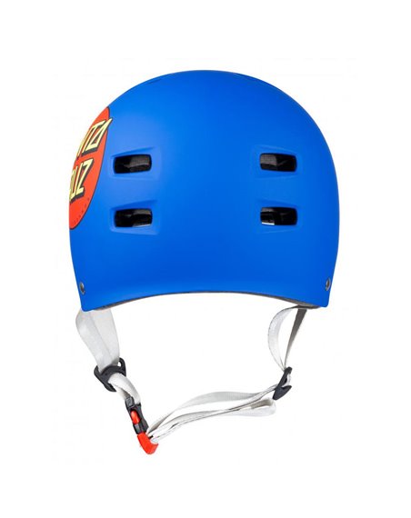 Bullet Safety Gear Bullet x Santa Cruz Classic Dot Helme für Skateboarding Matt Blue
