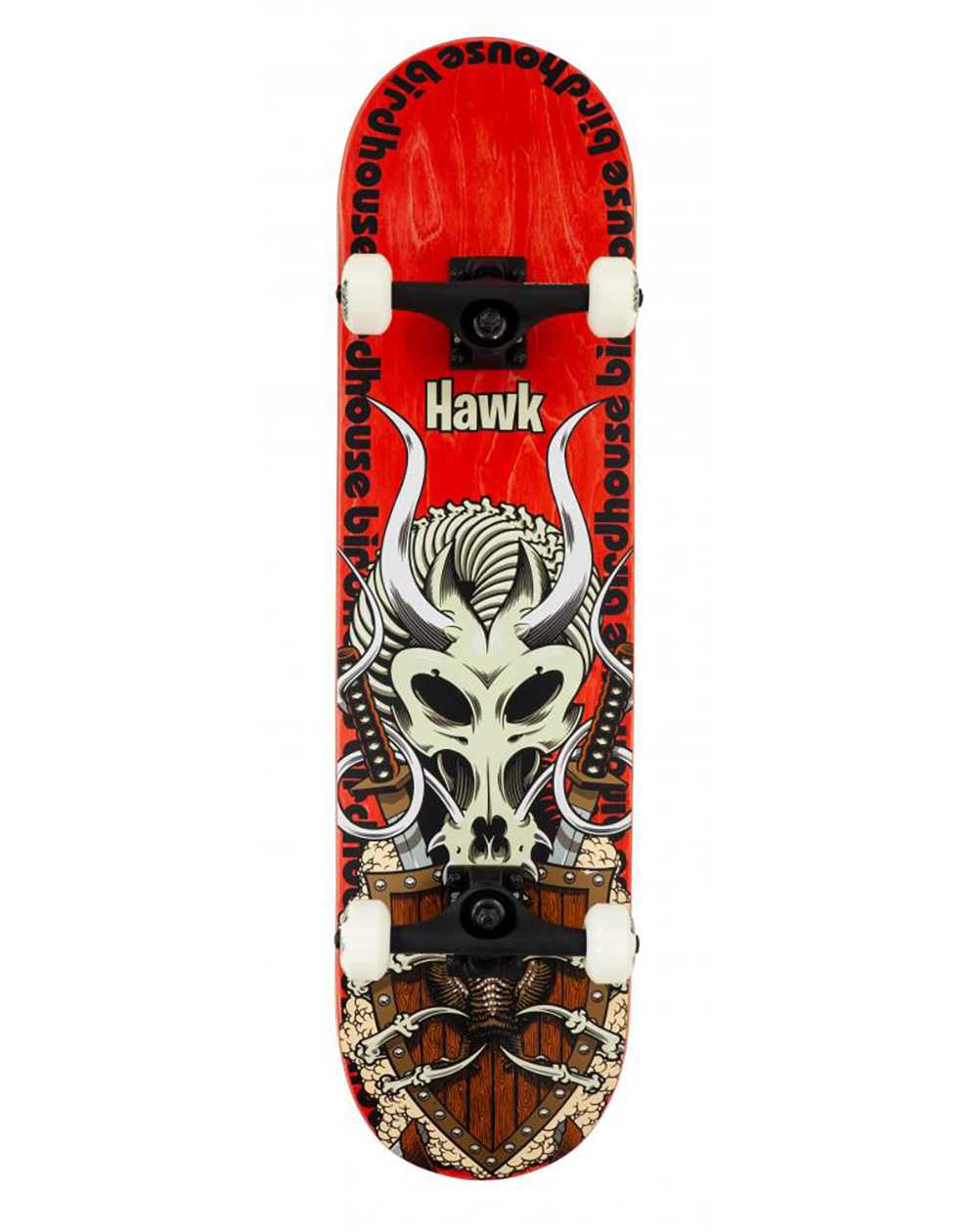 Birdhouse Hawk Gladiator 8.125" Komplett-Skateboard Red