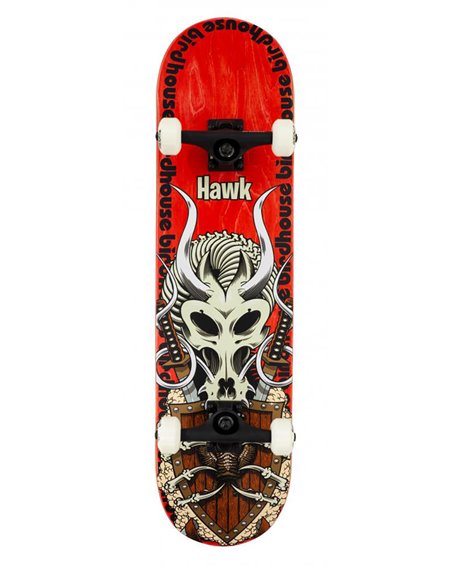 Birdhouse Hawk Gladiator 8.125" Complete Skateboard Red