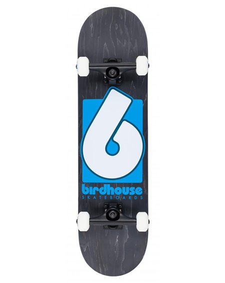Birdhouse B Logo 8.00" Komplett-Skateboard Black/Blue