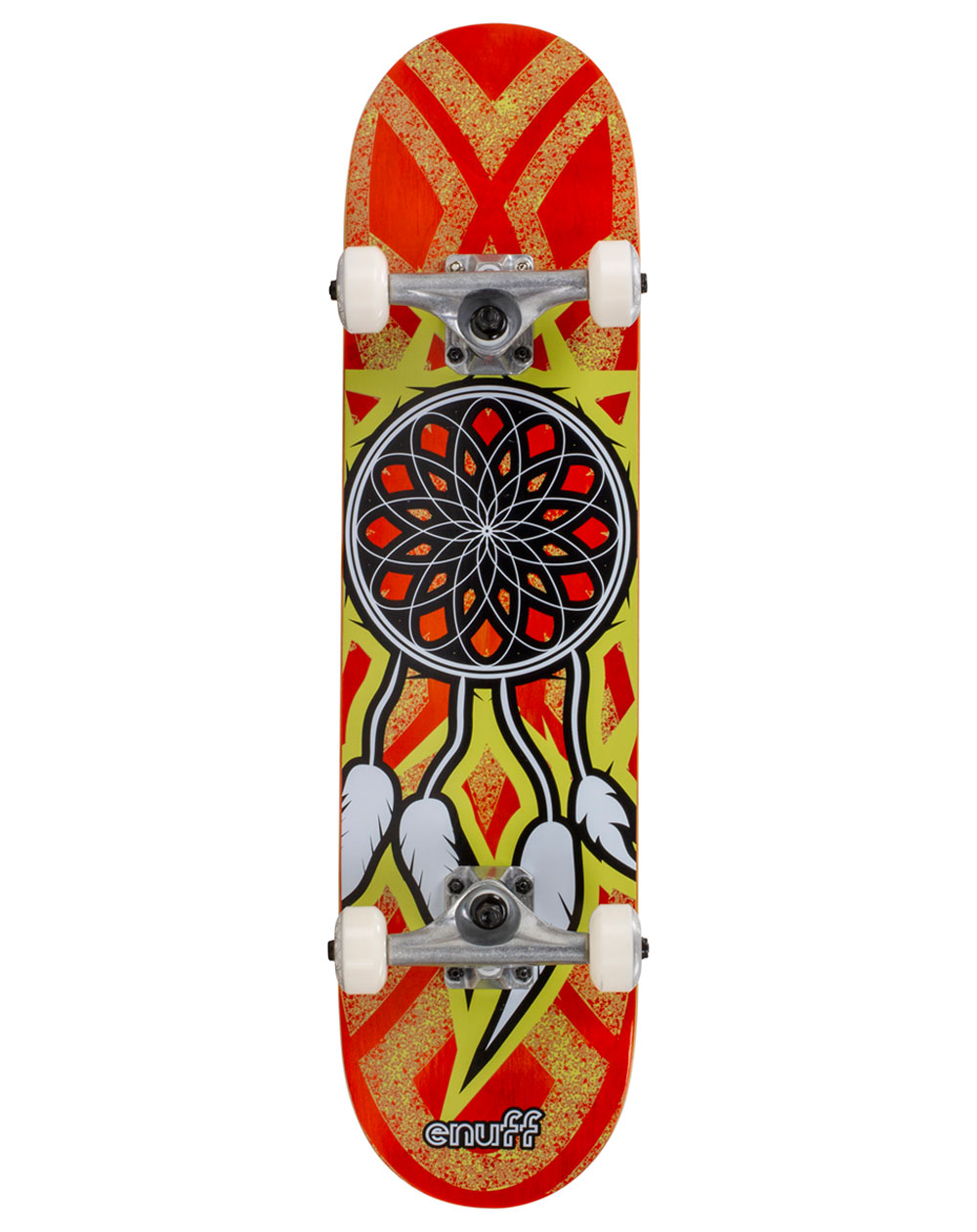 Enuff Dreamcatcher 7.75" Complete Skateboard Orange/Yellow