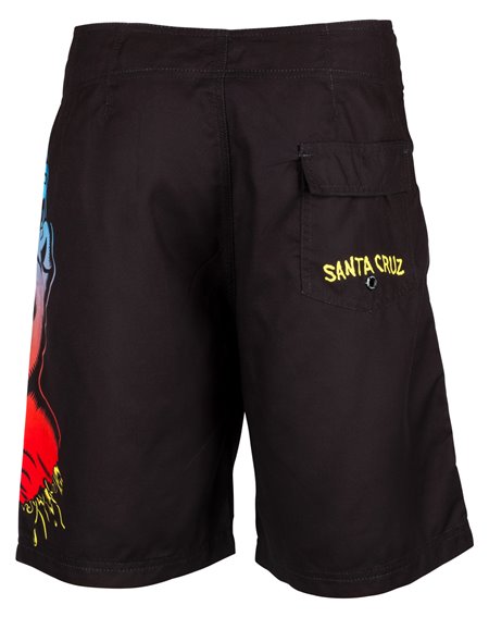 Santa Cruz Fade Hand Shorts da Surf Uomo Black
