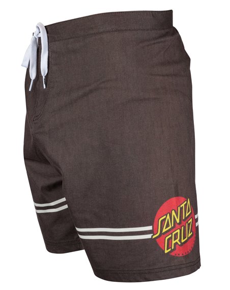 Santa Cruz Classic Dot Boardshort para Homem Washed Black