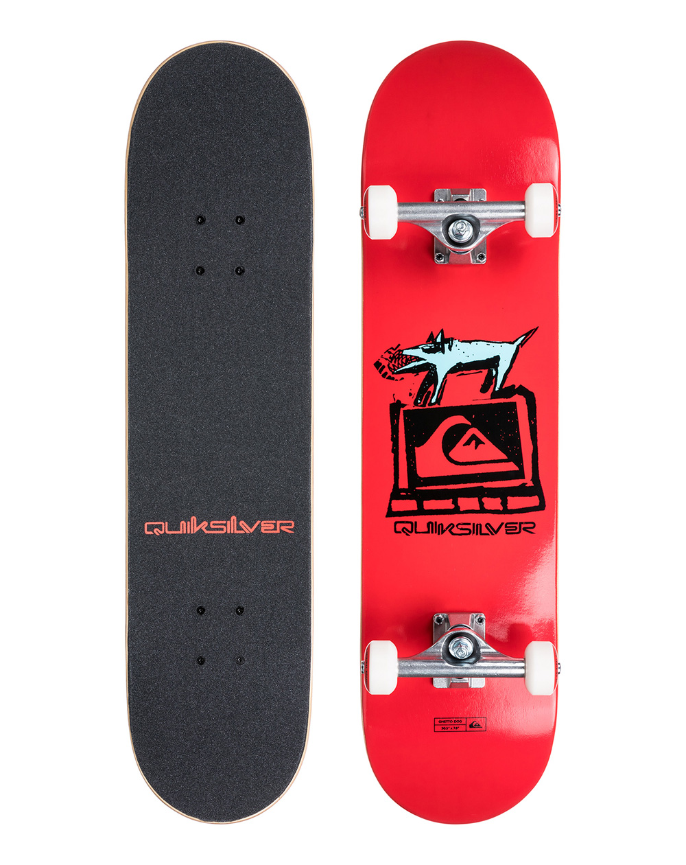 Quiksilver Skateboard Complète Ghetto Dog 8"
