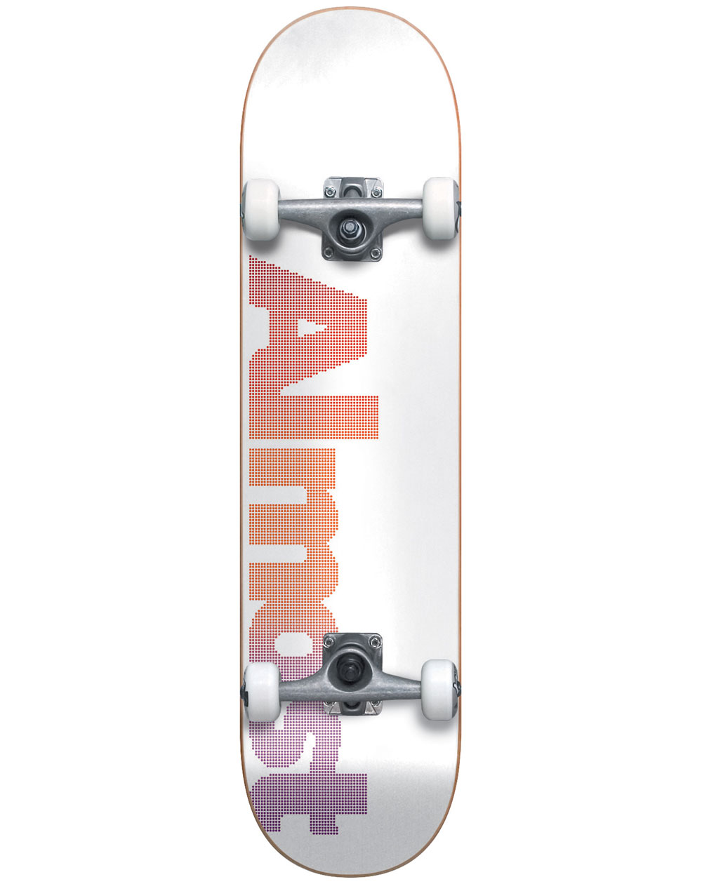 Almost Skateboards Dot Logo 7.75" Complete Skateboard White