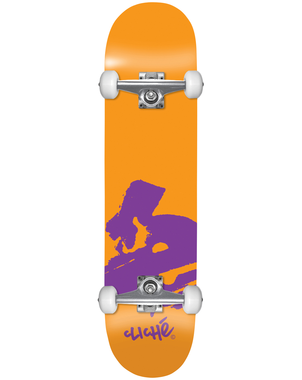 Cliché Europe 7.875" Komplett-Skateboard Orange