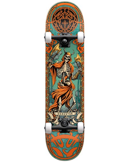 Darkstar Axe 8" Complete Skateboard Orange