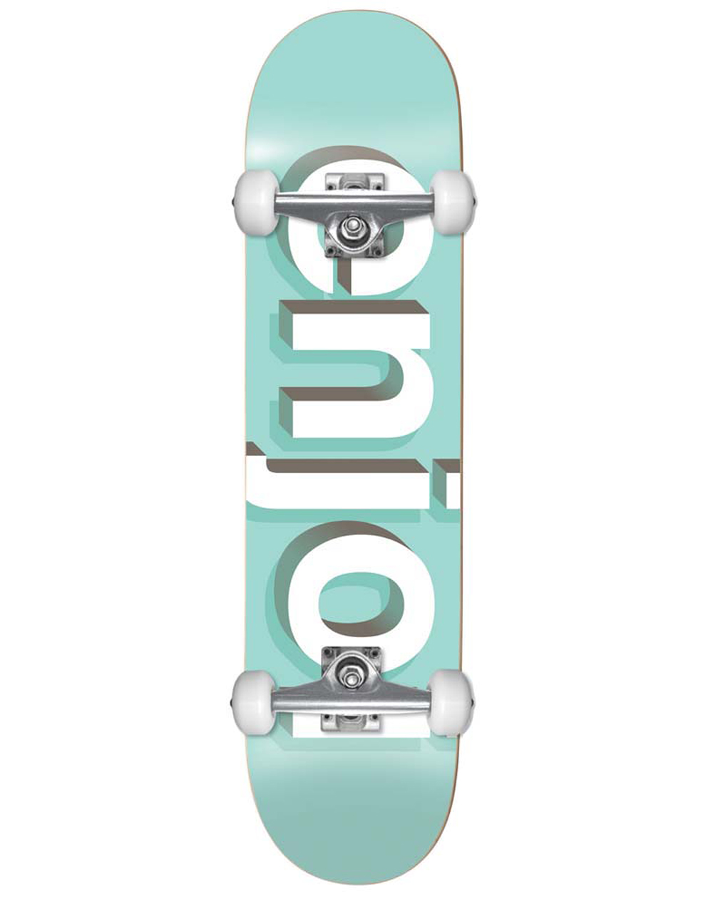 Enjoi Helvetica Neue 8" Complete Skateboard Aqua