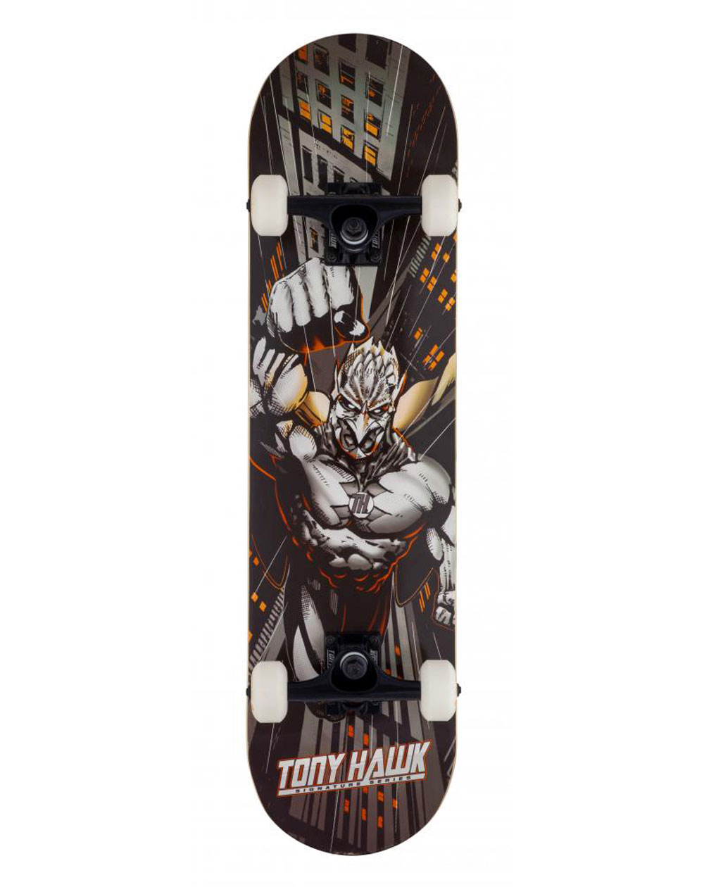 Tony Hawk Skateboard Complète Skyscaper 7.75" Orange