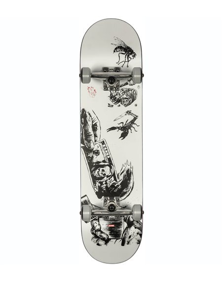 Globe Skateboard Complète G1 Hard Luck 8" White/Black