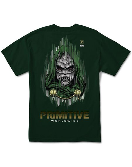 Primitive Paul Jackson x Marvel - Doom T-Shirt Homme Forest Green