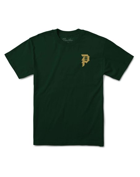 Primitive Men's T-Shirt Paul Jackson x Marvel - Doom Forest Green