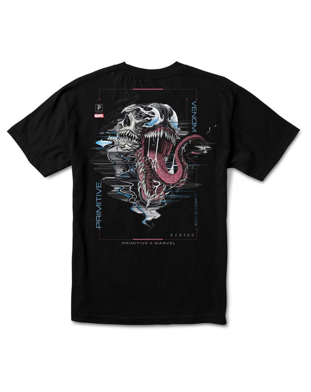 Primitive Herren T-Shirt Paul Jackson x Marvel - Venom Black