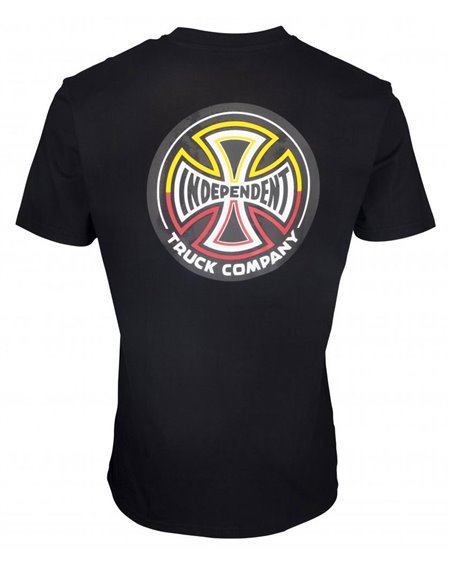 Independent Split Cross Camiseta para Homem Black
