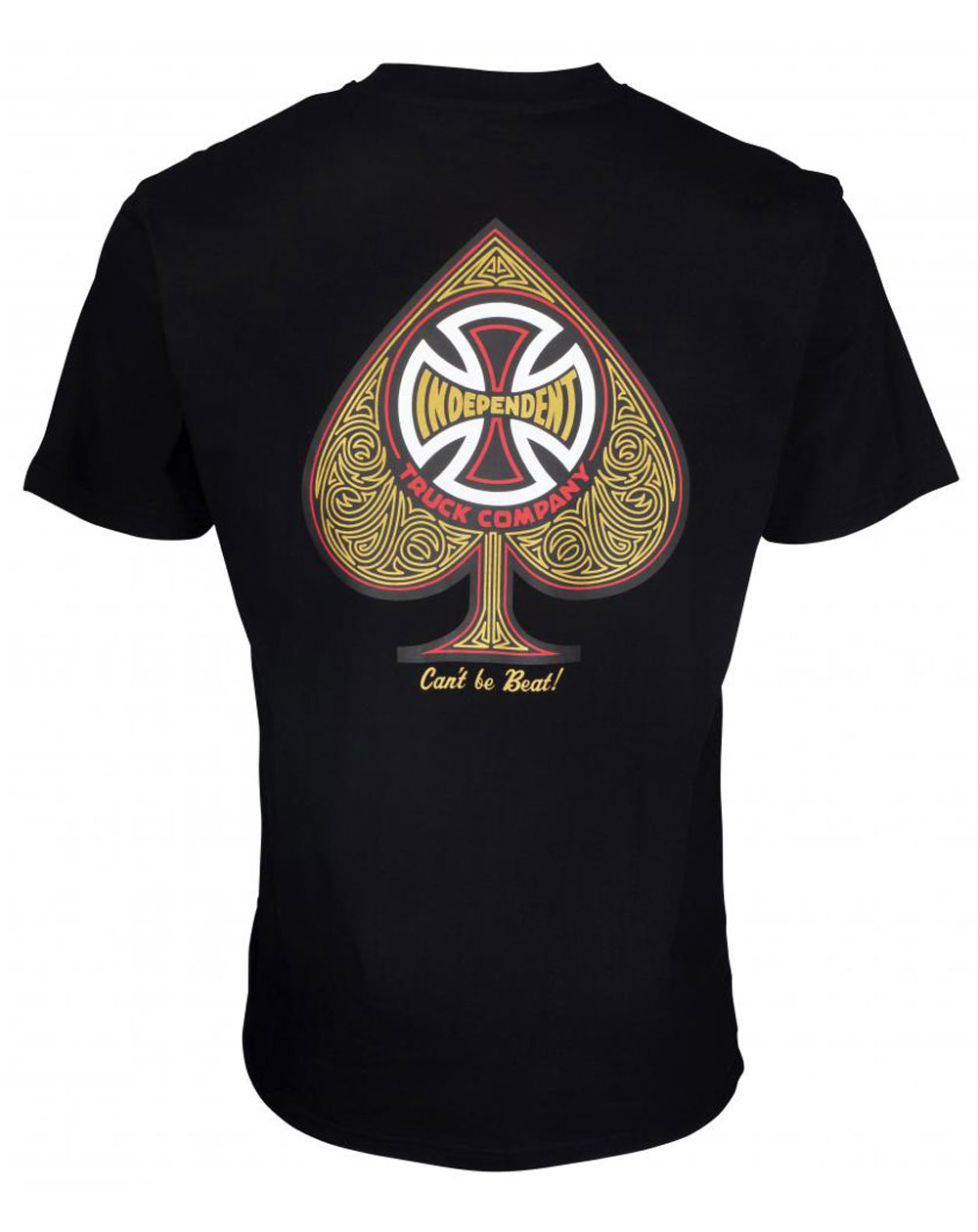 Independent CBB Cross Spade T-Shirt Uomo Black