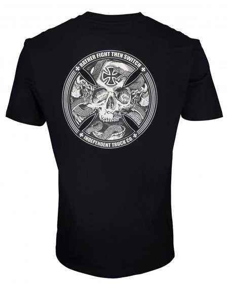 Independent FTS Skull T-Shirt Homme Black