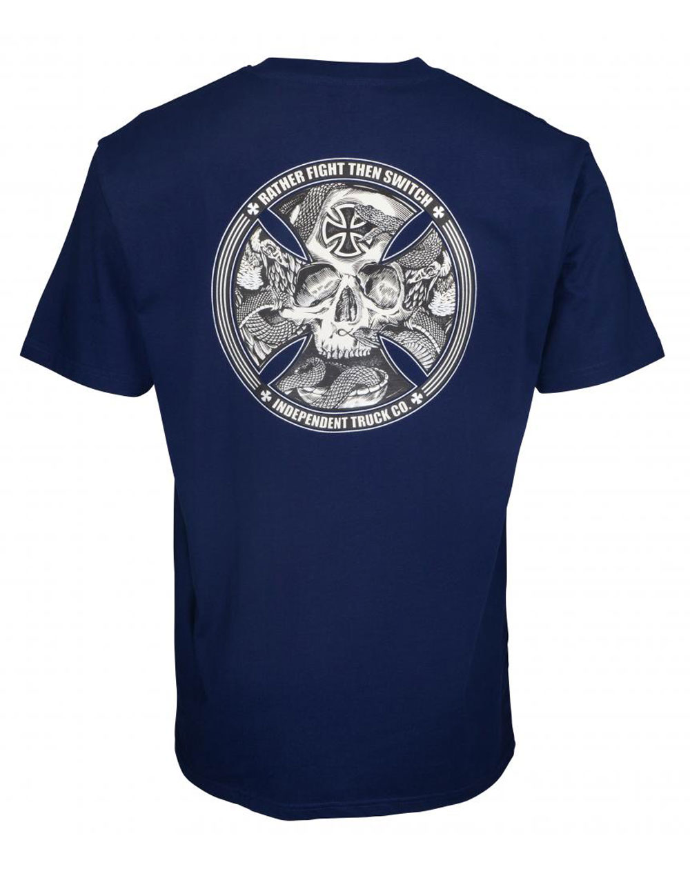 Independent FTS Skull Camiseta para Hombre Dark Navy