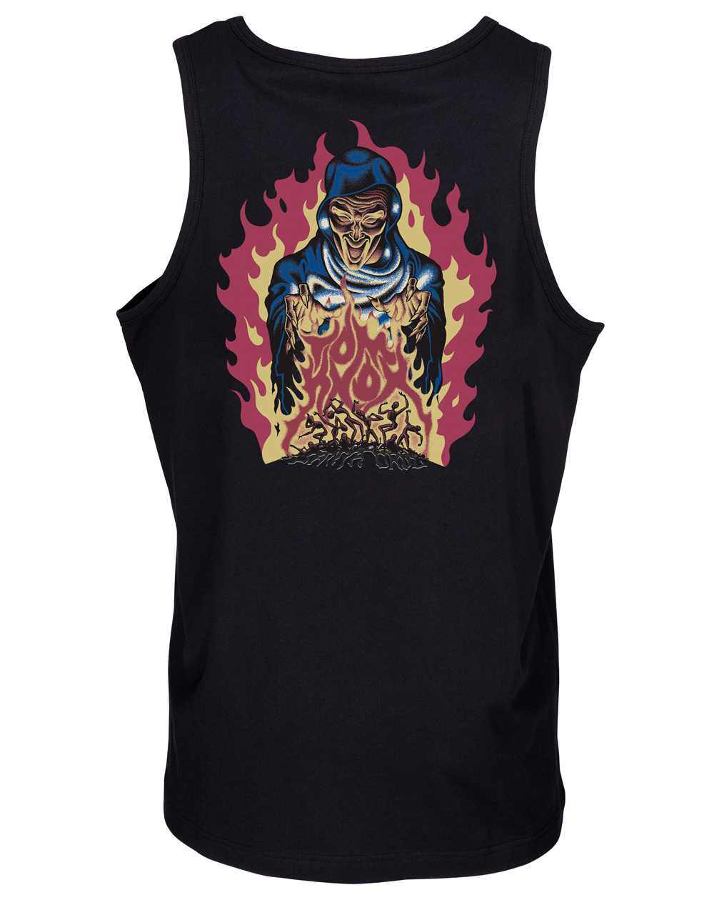 Santa Cruz Herren Tanktop Knox Firepit Black