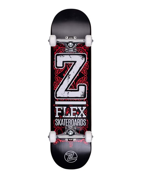 Z-Flex Bold 8" Complete Skateboard Black/Red 2