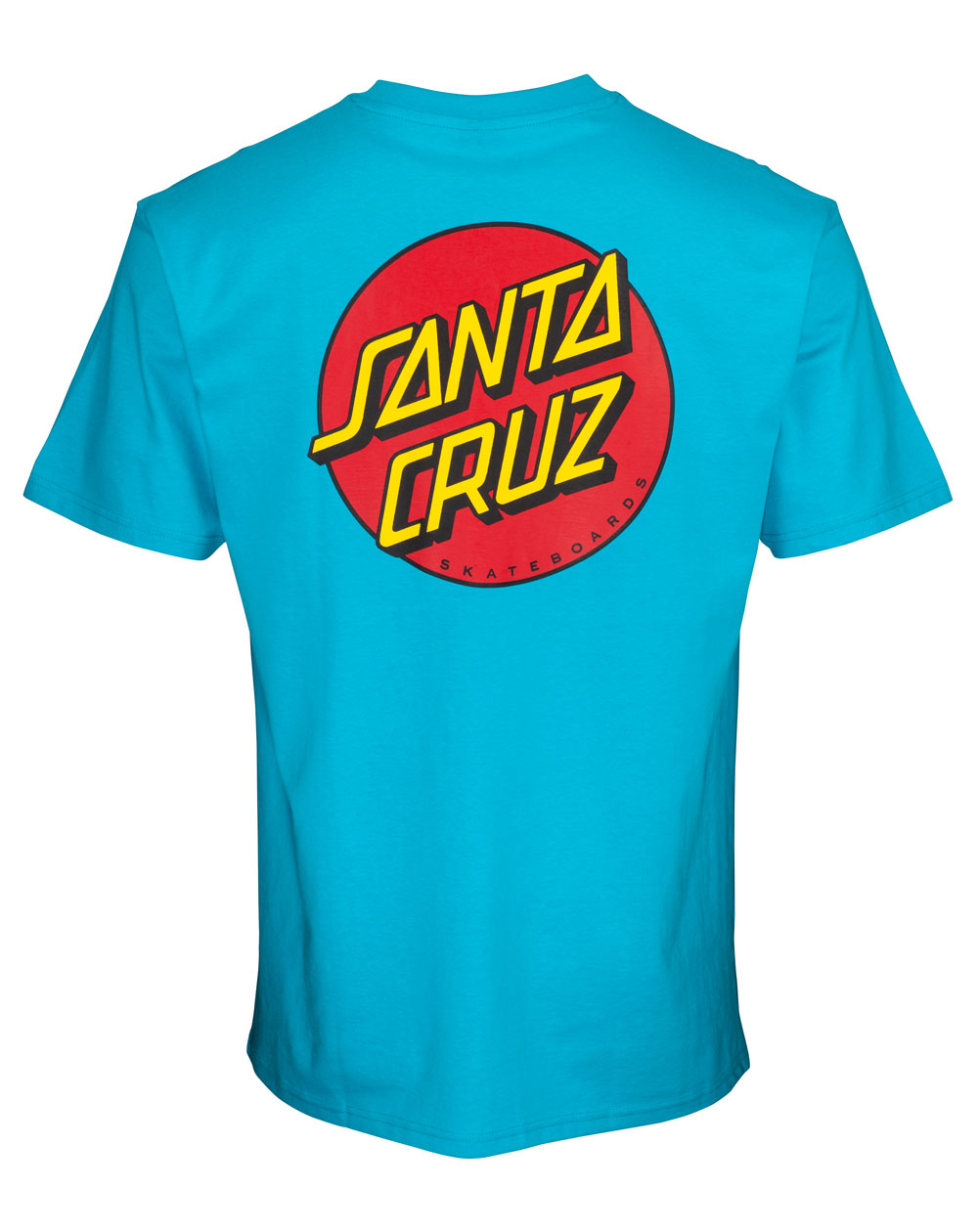 Santa Cruz Classic Dot Chest T-Shirt Homme Aqua
